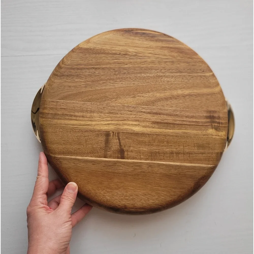 Acacia Wood Serving Tray 13